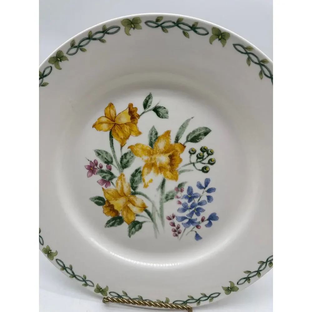 3 Thomson‎ Floral Garden Dinner Plates 10.5